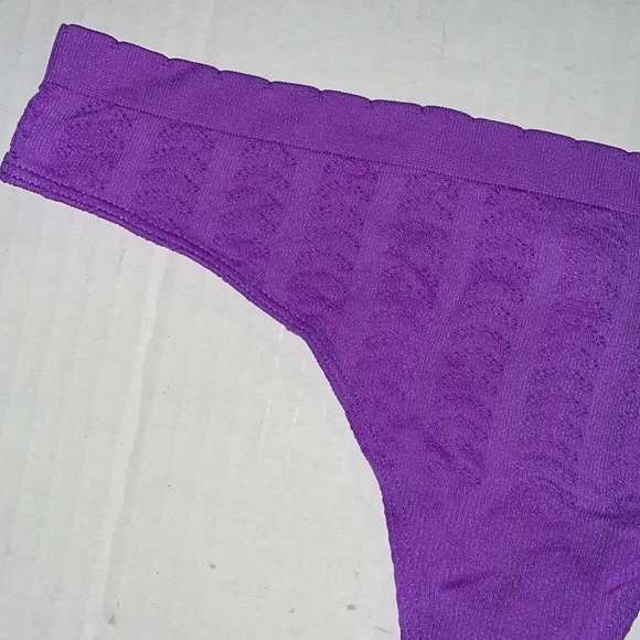 NWT Victoria Secret Panty - Bright Purple - Size L - Picture 7 of 12